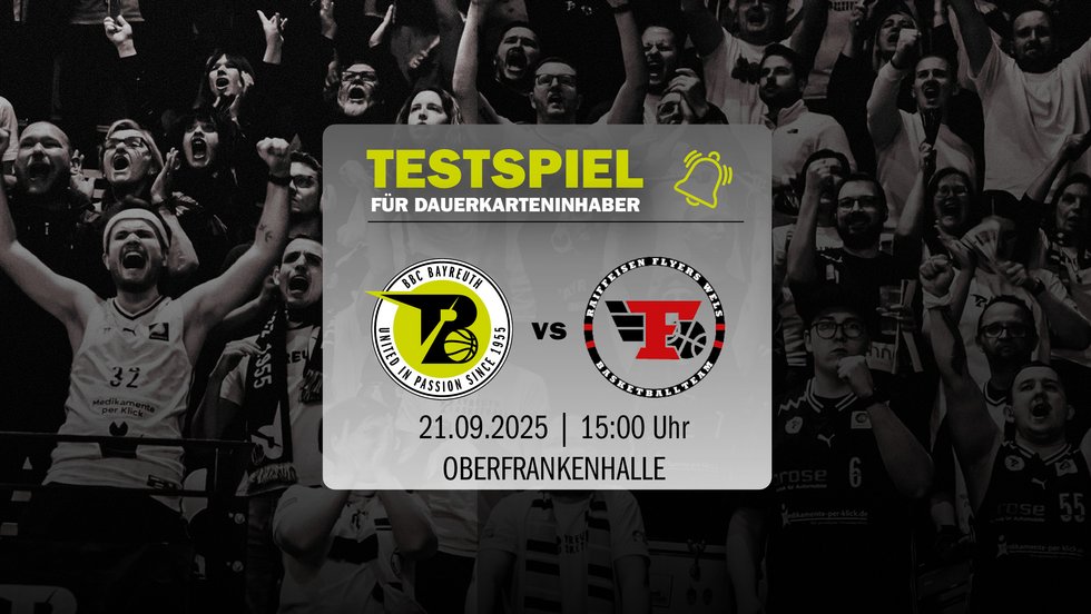 BBC-Härtetest am Sonntag, 21.09., gegen die Raiffeisen Flyers Wels
