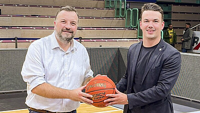 DESKO GmbH bleibt weiterhin am Ball und erweitert das Sponsoring bei medi bayreuth