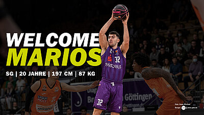 „Καλή μέρα“ Marios Giotis - 21-jähriger Deutsch-Grieche verstärkt Bayreuther Basketballer 