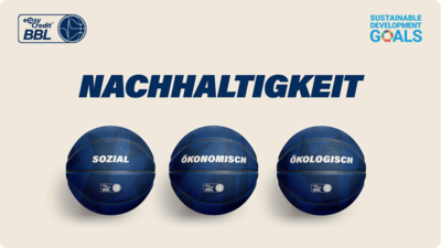 easyCredit Basketball Bundesliga bekennt sich klar zur Nachhaltigkeit