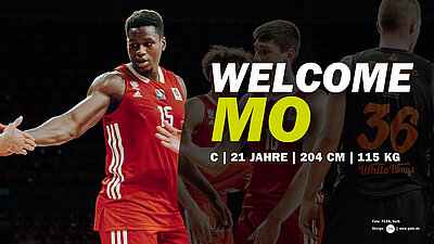 Neuzugang vom FC Bayern München – Mohamed Sillah verstärkt Bayreuther Basketballer 