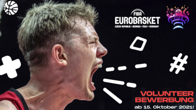 Volunteers FIBA EuroBasket 2022: Bewerbungsphase startet heute um 12.00 Uhr
