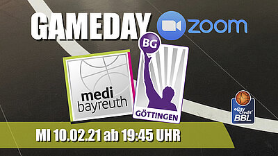 #GamedayZOOM beim Heimspiel gegen die BG Göttingen