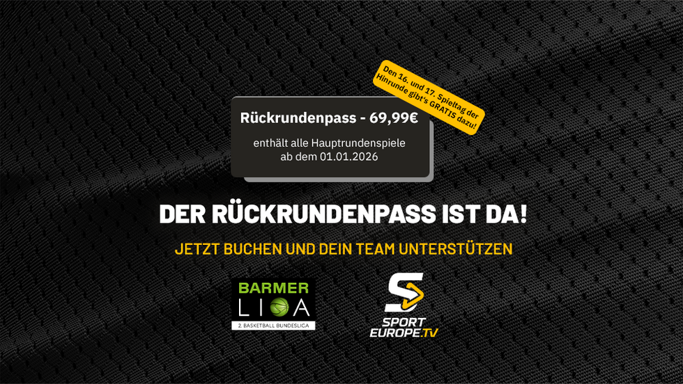 Mit dem Rückrundenpass von Sporteurope.TV zwei Spieltage umsonst sehen