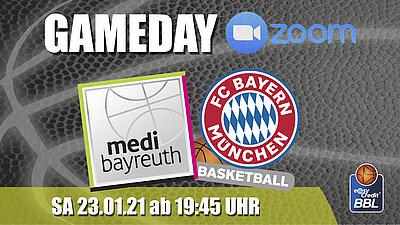 #GamedayZOOM gegen den FC Bayern München Basketball