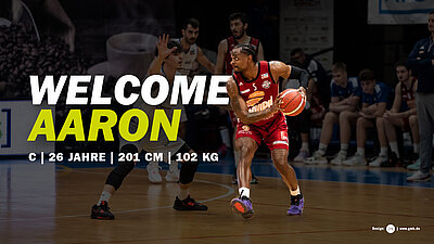 Neuer Center des BBC Bayreuth gefunden - Aaron Carver wird neuer Big Man unter dem Korb