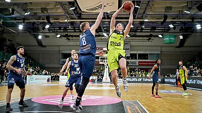 4. BBL-Heimsieg in Serie: medi bayreuth bezwingt MLP Academics Heidelberg mit 85:79