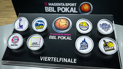 Jetzt gegen Bayern: medi muss im Viertelfinale des Magenta Sport BBL Pokals nach München